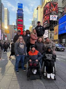 Ducks family in Times Square